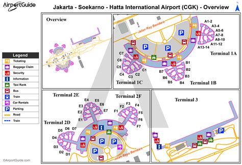 jakarta international airport map